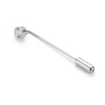 Clear Crystal Tie Pin