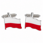 Poland Flag (Wavy) Cufflinks