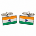 India Flag Cufflinks
