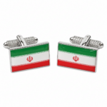 Iran Flag Cufflinks