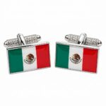 Mexico Flag Cufflinks