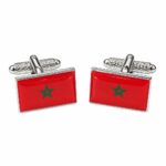 Morocco Flag Cufflinks