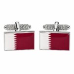 Qatar Flag Cufflinks