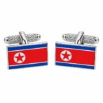 North Korea Flag Cufflinks