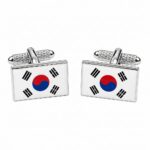 South Korea Flag Cufflinks
