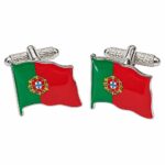 Portugal Flag (Wavy) Cufflinks