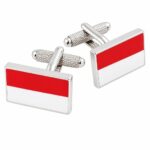 Indonesia Flag Cufflinks