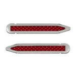 Rhodium Red Collar Stiffeners