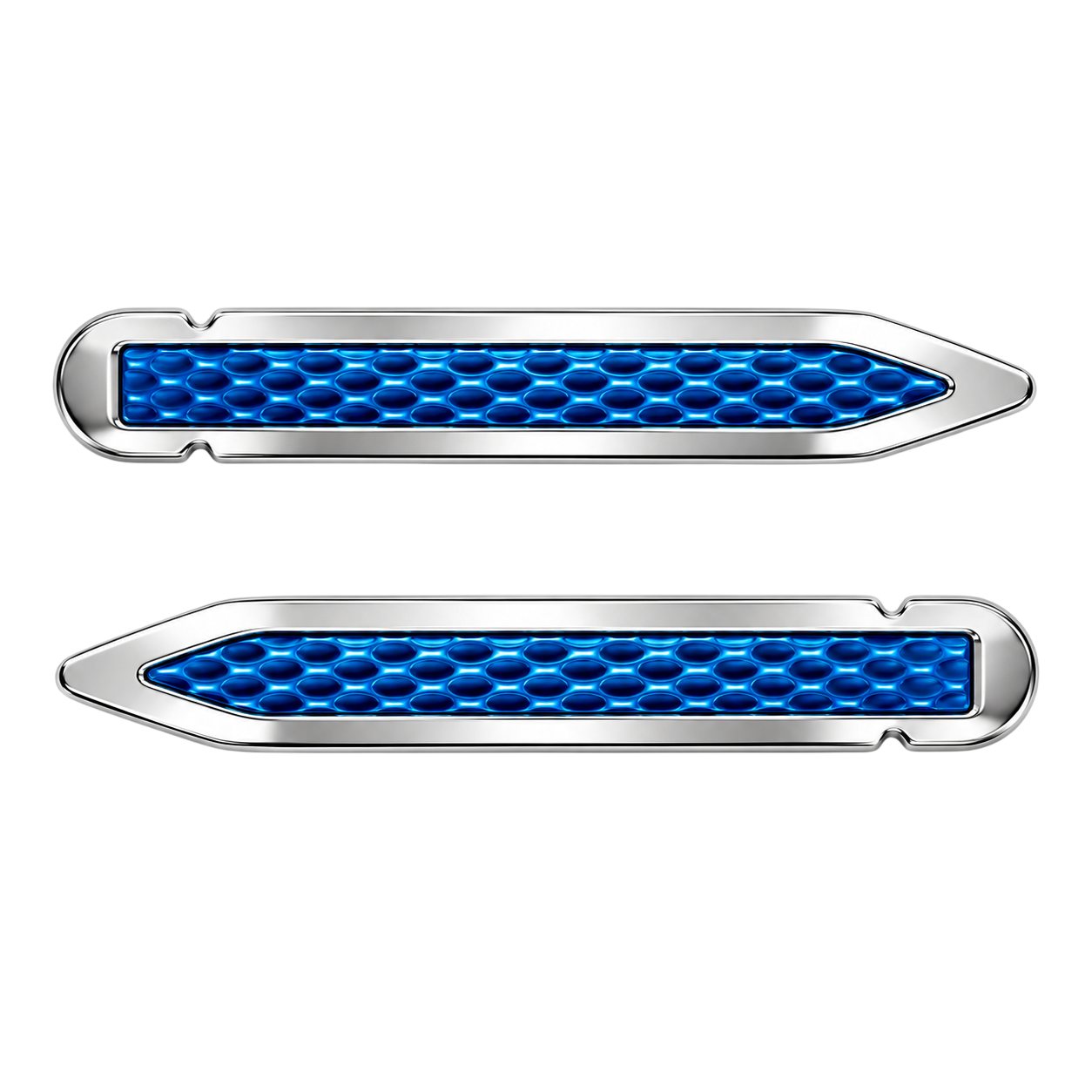 Rhodium Blue Collar Stiffeners - Image 1