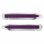 Rhodium Purple Collar Stiffeners
