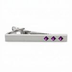 Amethyst Crystal Tie Bar