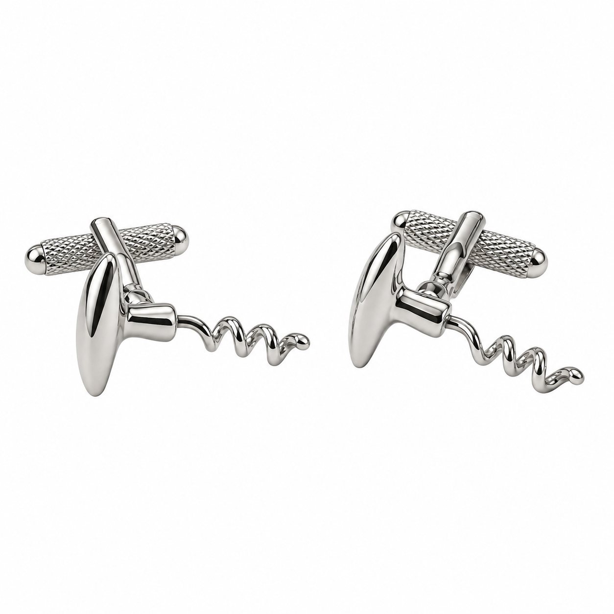 Corkscrew Cufflinks - Image 1
